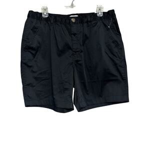 Abound Men's Black Elastic Waist Button/Zip Closure Pockets XL NWT